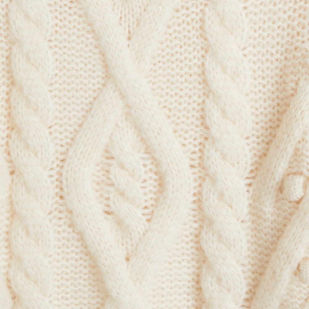 MANGO Knitted Braided sweater - Picture 4 of 6
